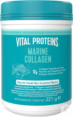 Vital Proteins Marine Collagène Anti-Âge Non-Aromatisé Complément Alimentaire Pot 221g