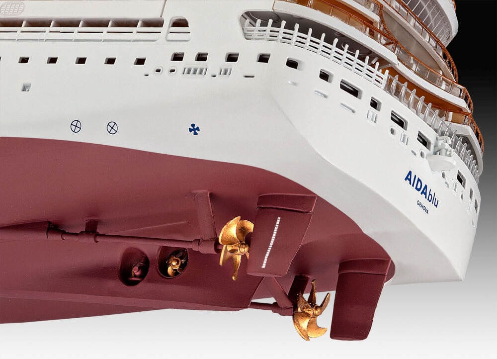 REVELL 05230   Modellbausatz Cruiser Ship AIDAblu, AIDAsol, AIDAmar, AIDAstella 1:400, ab 12 Jahre