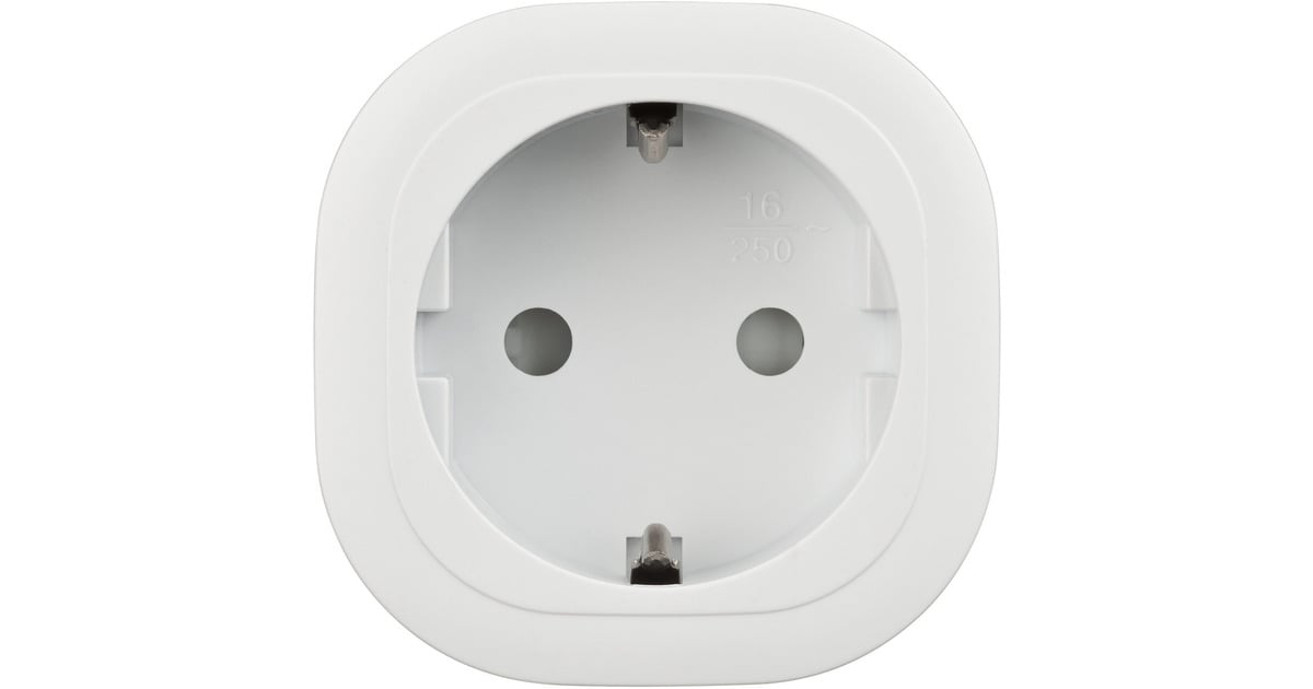 BrennenstuhlConnect smart plug WA 3600 XS02 stekkerdoos  (Wit, 2.4 GHz WiFi, Alexa, Google, Matter)