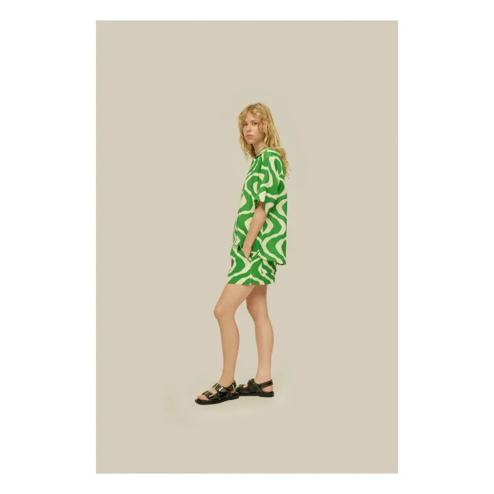 OAS Polo Rippling Jaffa Lin | Vert