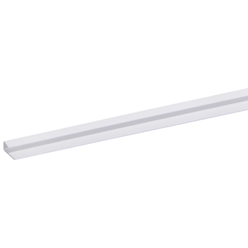 Eindprofiel kunststof wit 4x20 mm 260 cm