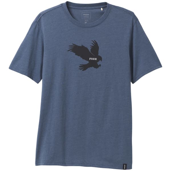 T-shirt escalade PRANA FREEBIRD JOURNEYMAN SS TEE DENIM HEATHER