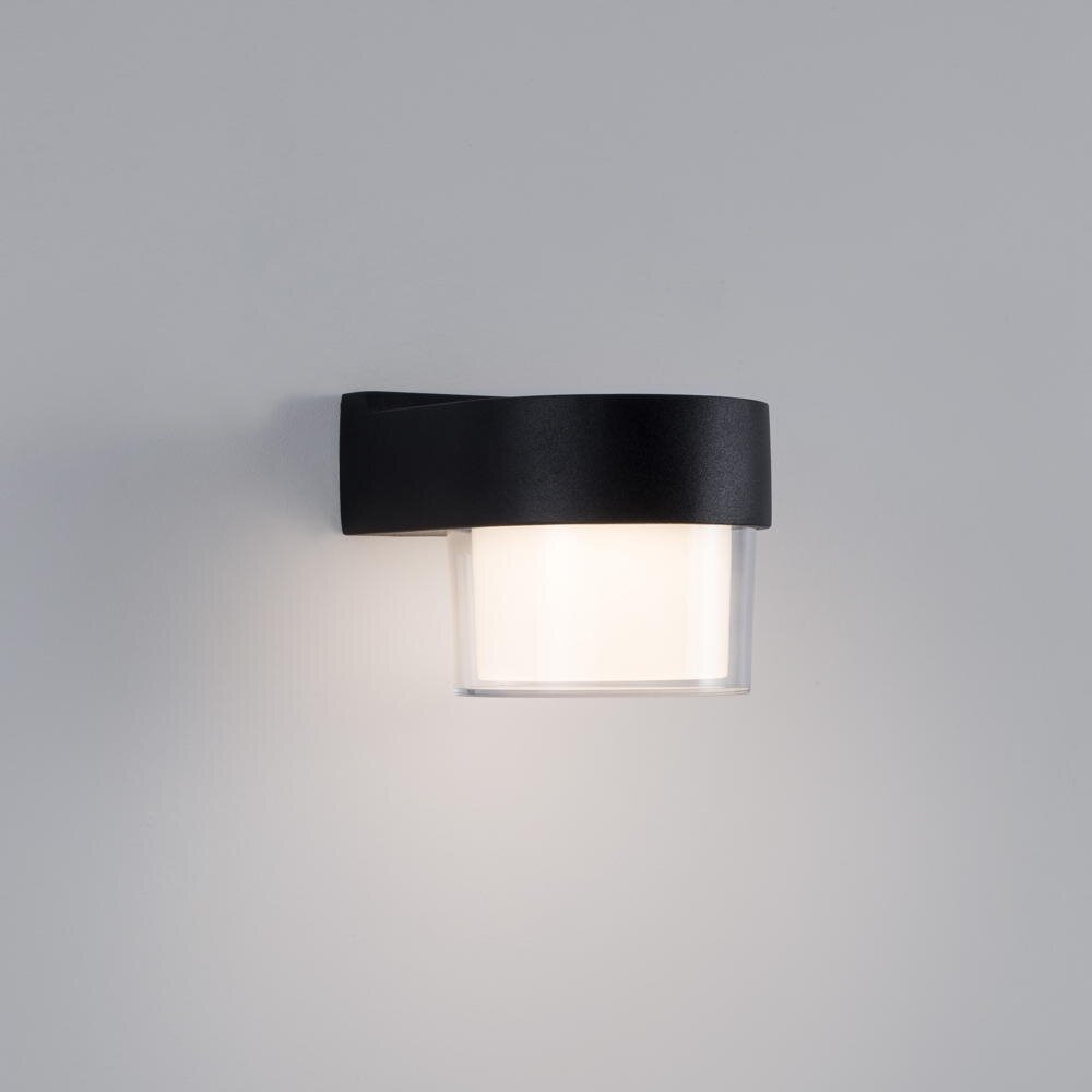 LED wandlamp Darf in zwart 5W 420lm IP54