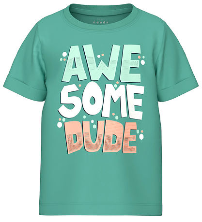 Name It T-shirt - NmmVux - Bristol Blue/Awesome Dude