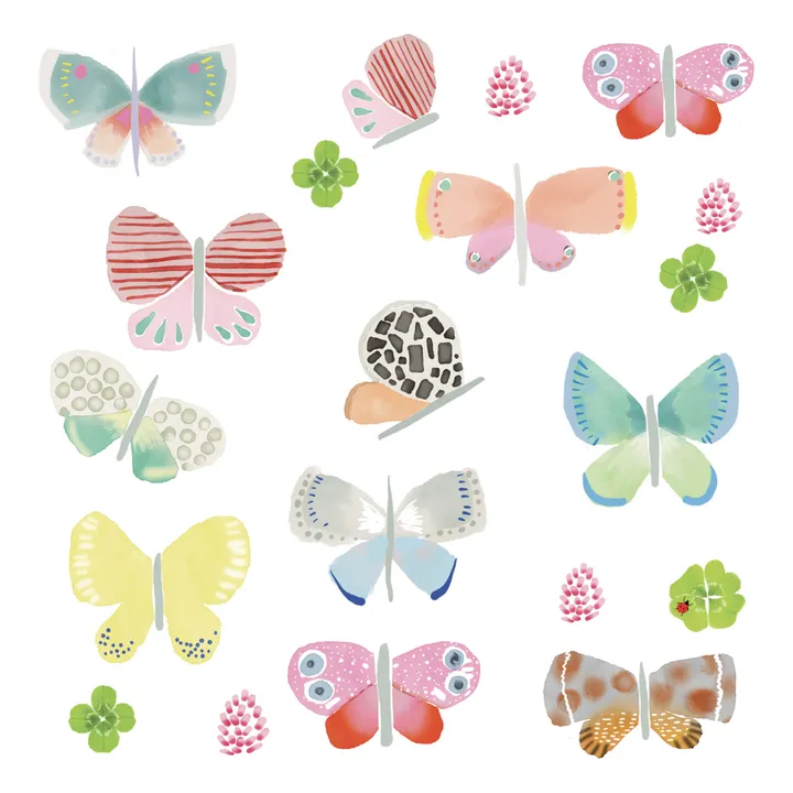 MIMI'lou Stickers just a touch Papillons de printemps