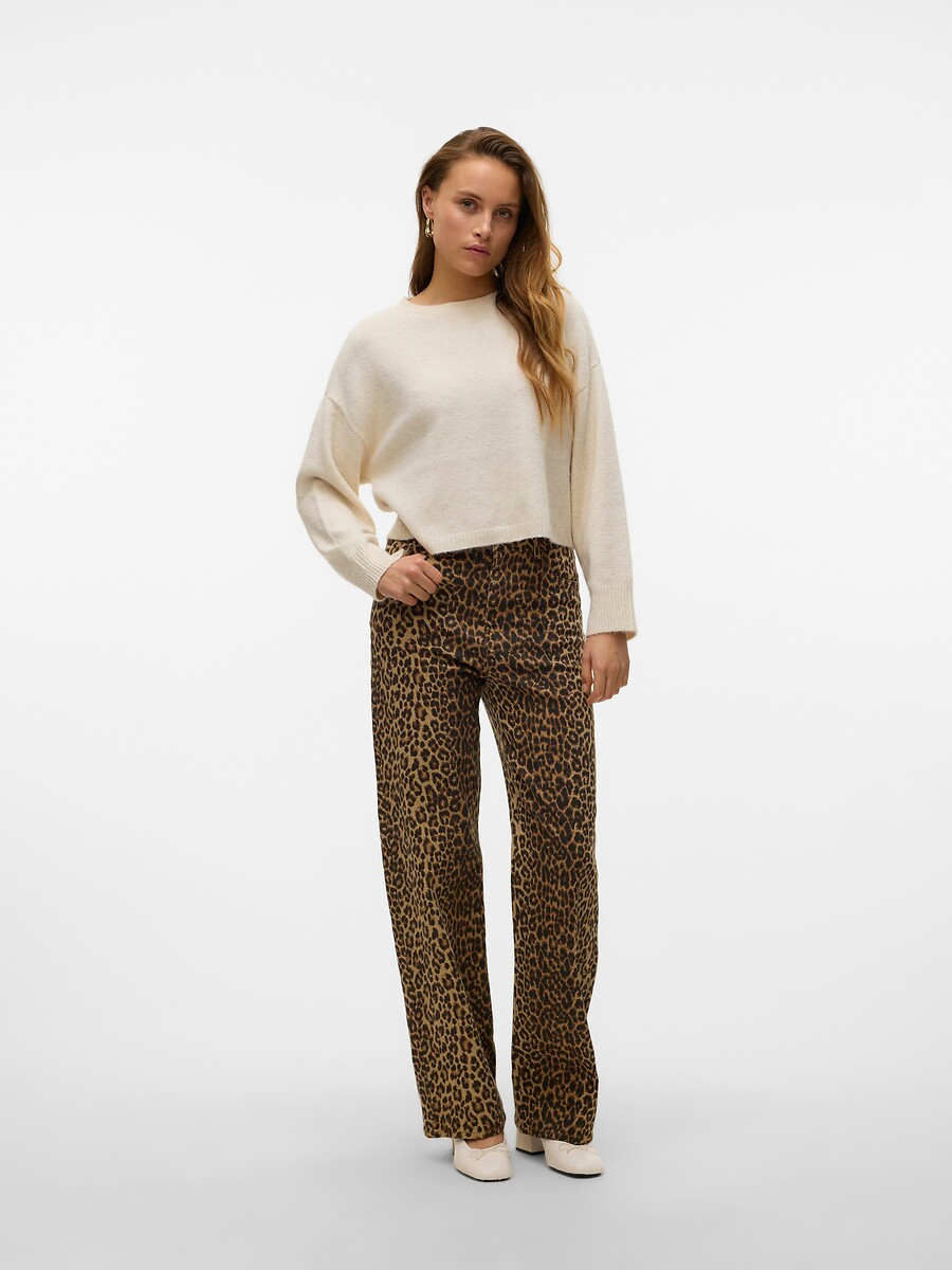 VERO MODA<br>Calça jeans de perna larga