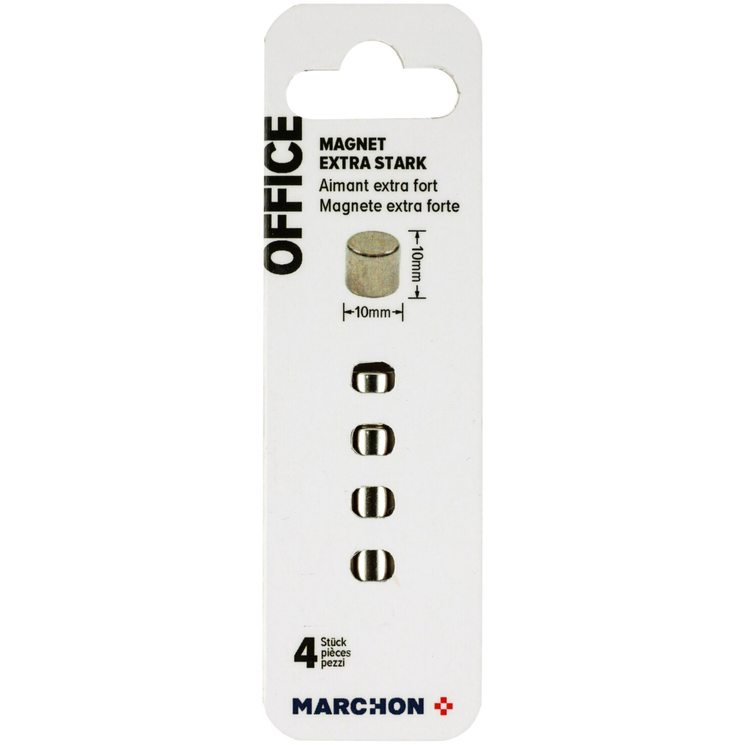Office Magnet extra stark rund