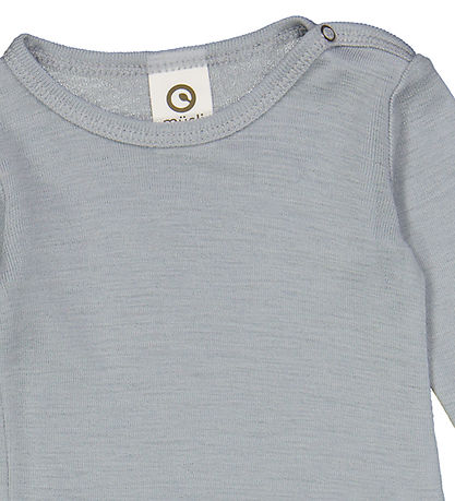 M?Slå Body l/æ - Uld - Woolly - Jasmin Blue