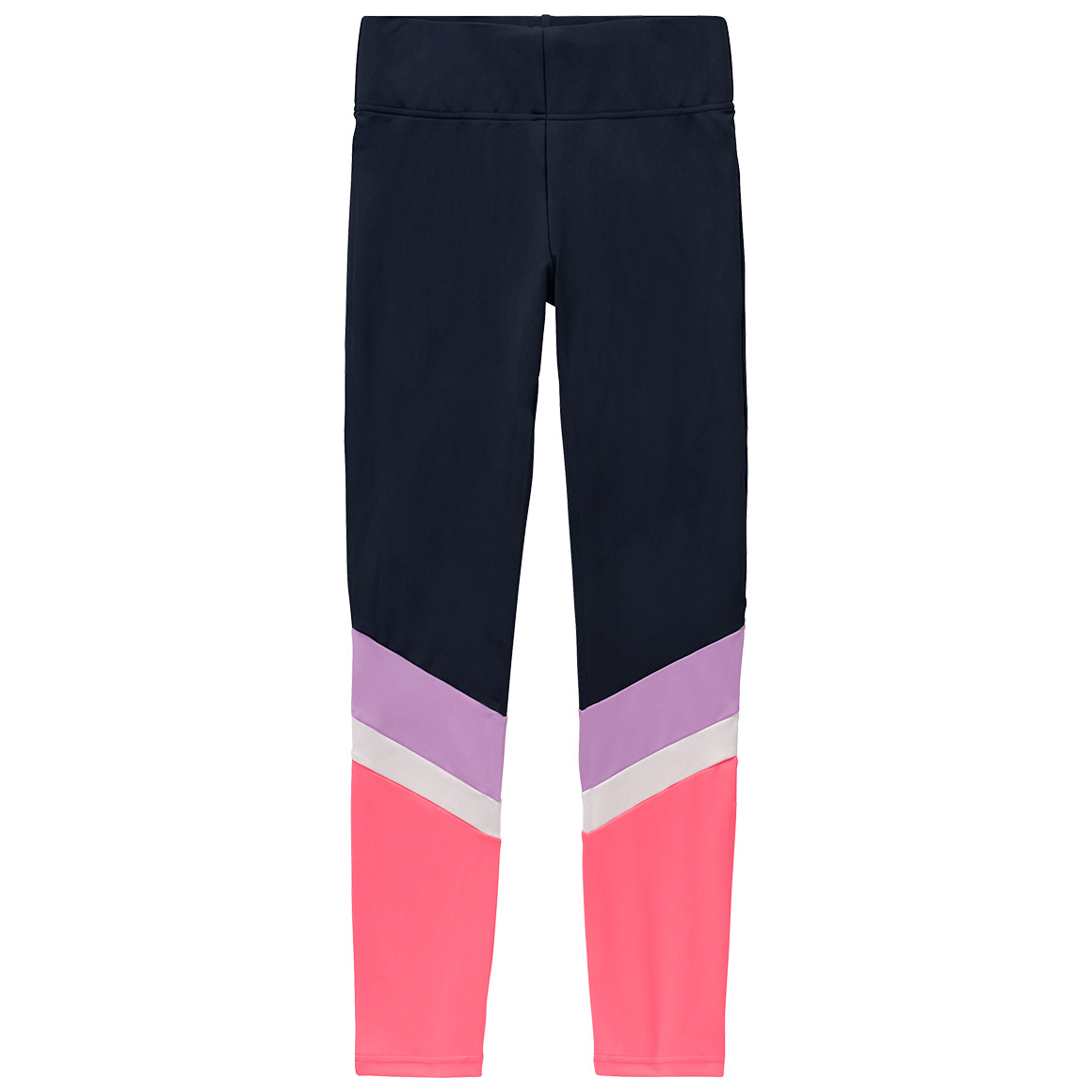 Yigga Mädchen Sport-Leggings mit Colourblocking dunkelblau