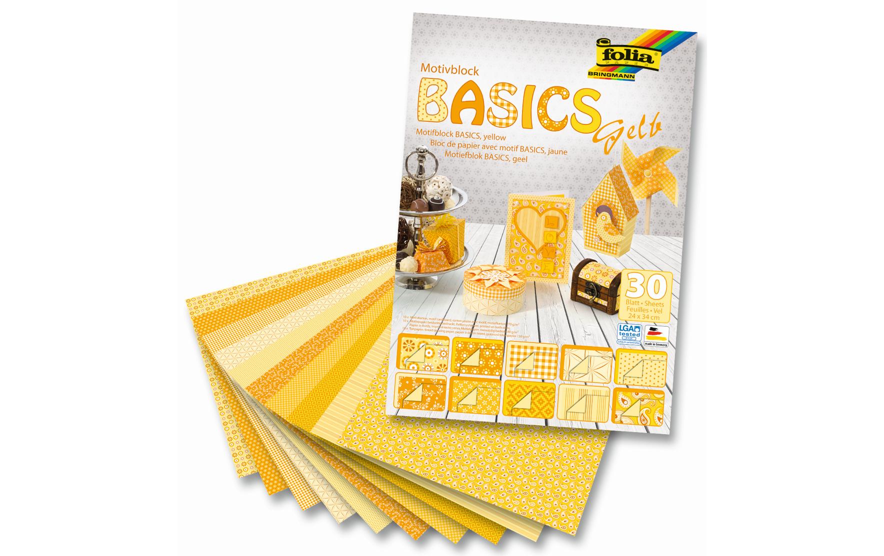 Motivblock Basics GelbMotivblock