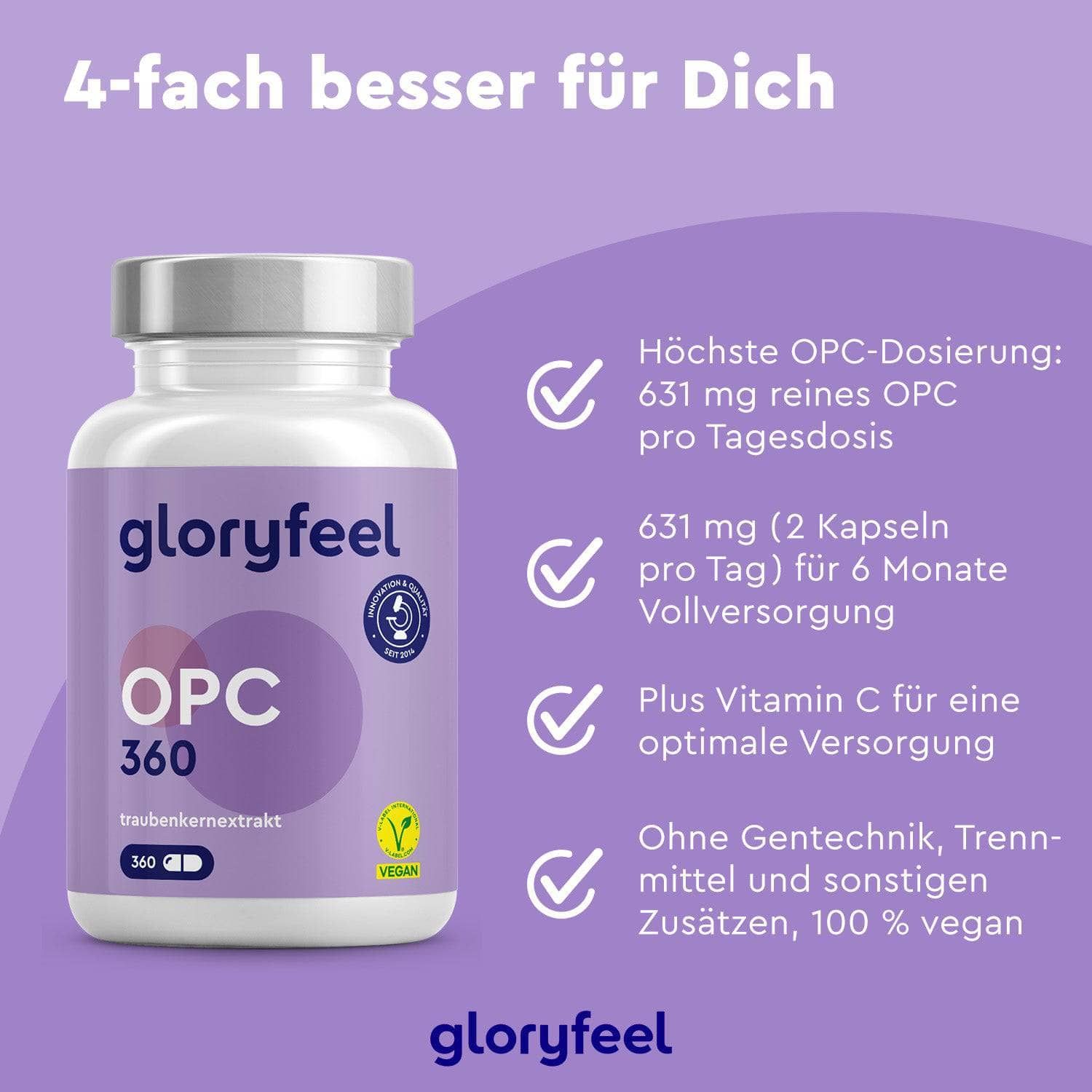 gloryfeel® OPC 360 Kapseln