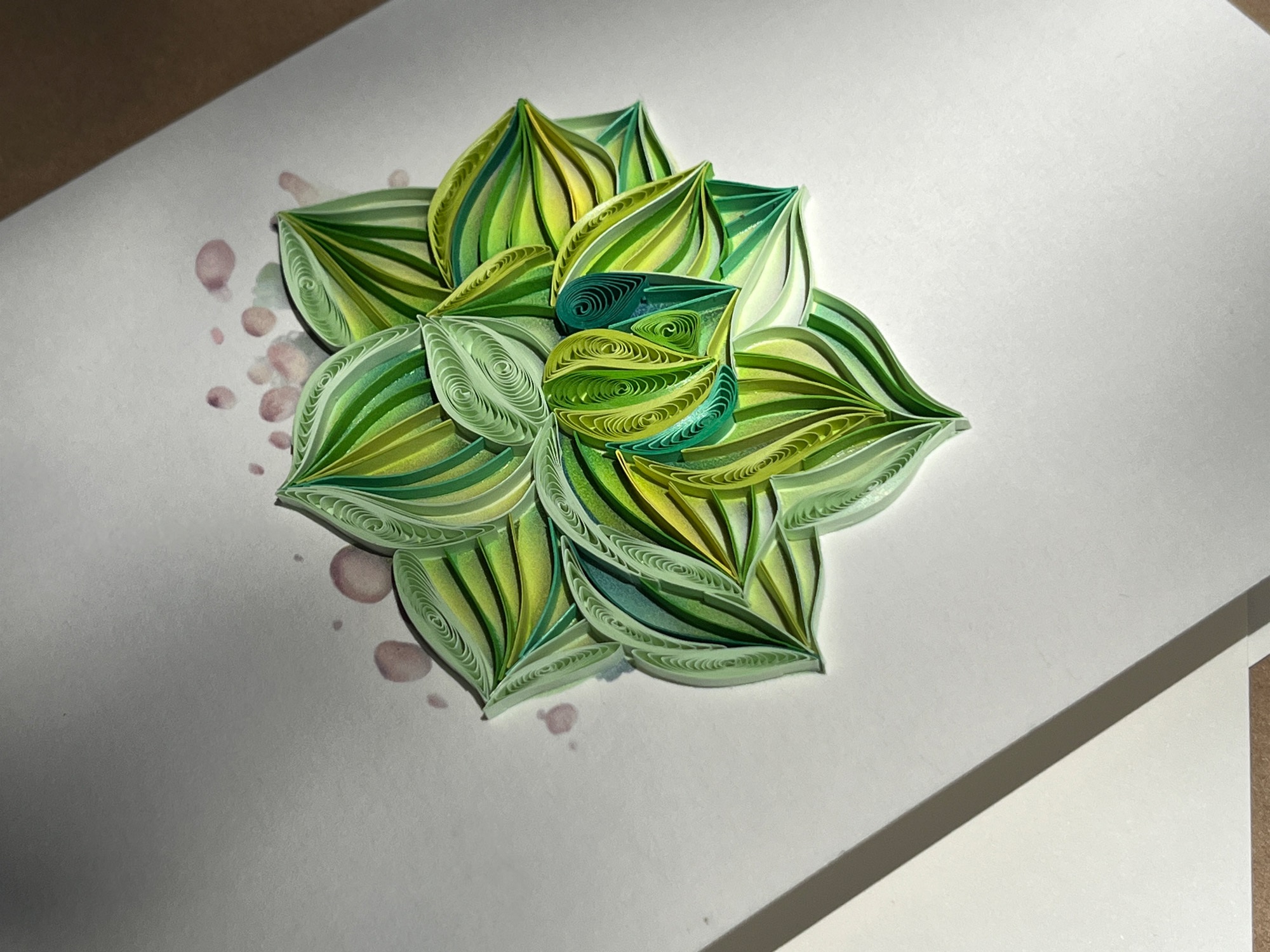 Grußkarte 'Sukkulente', B 12,7 cm, H 17,8 cm günstig bestellen