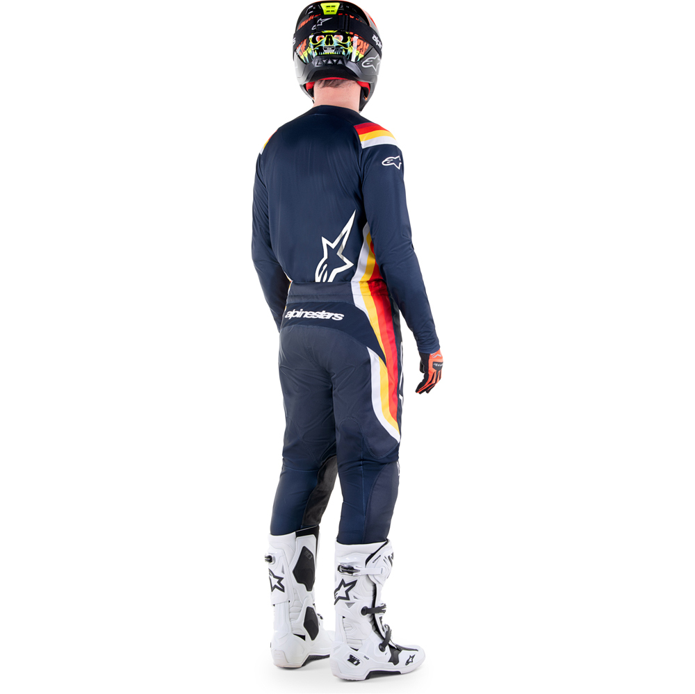 Alpinestars - Pantalon Fluid Corsa Navy / Rouge / Jaune