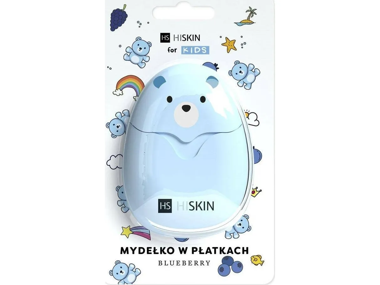 HISKIN_Kids Blueberry 50pcs flake soap.
