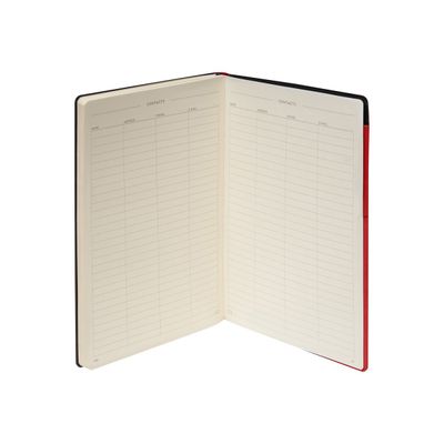 Legami My Notebook - Carnet de notes à élastique - 17 x 24 cm - ligné - rouge