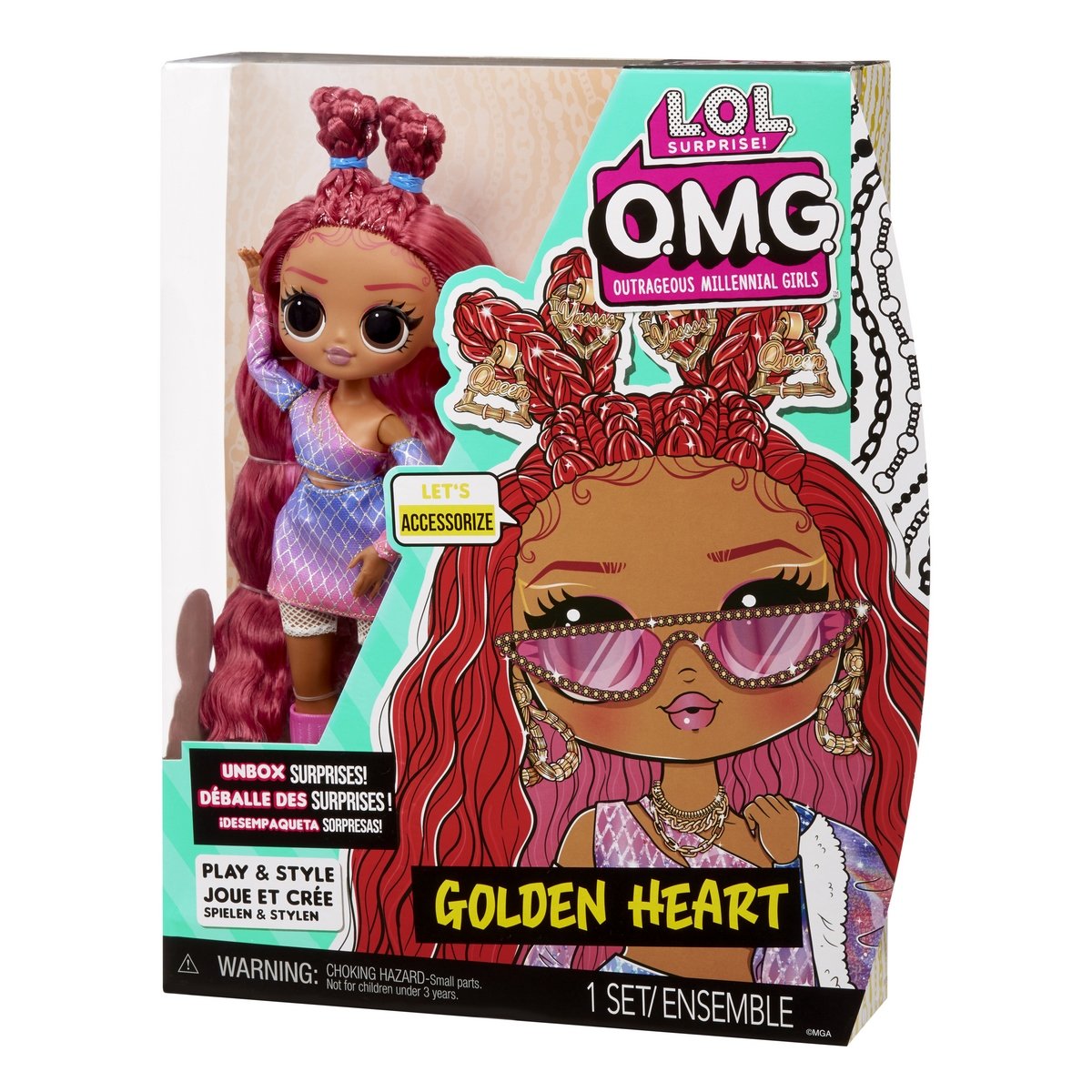 L.O.L. Surprise Poupée Golden Heart - série 7
