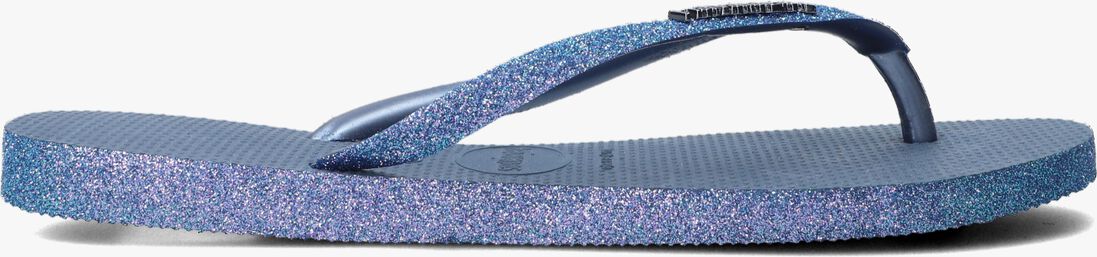 HAVAIANAS blauwe havaianas teenslippers slim sparkle ii crocus