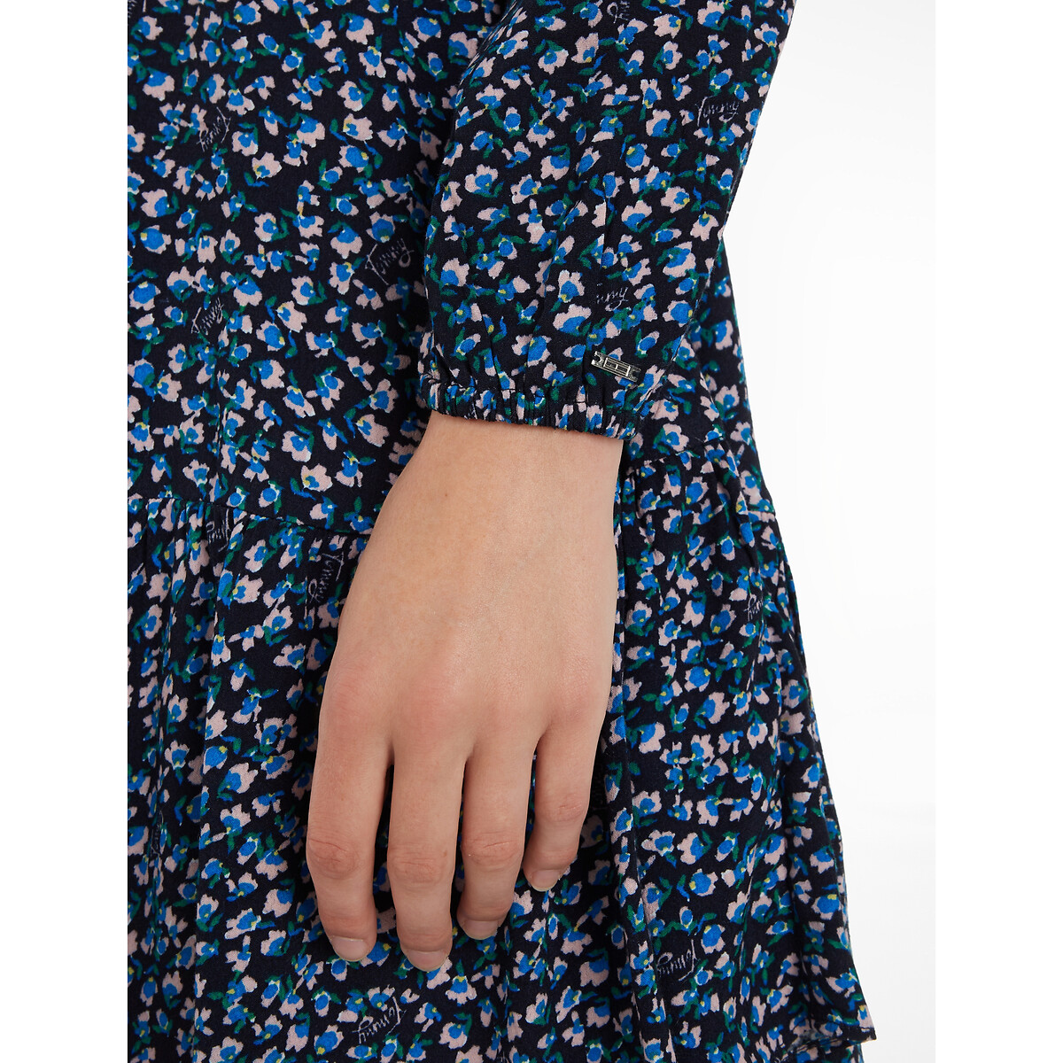 TOMMY JEANS<br>Vestido de manga comprida com estampa floral
