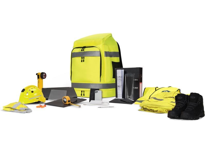 DICOTA Hi-Vis 65 l – Gelb Maximale Sichtbarkeit und Arbeitssicherheit für den Outdoor-Einsatz