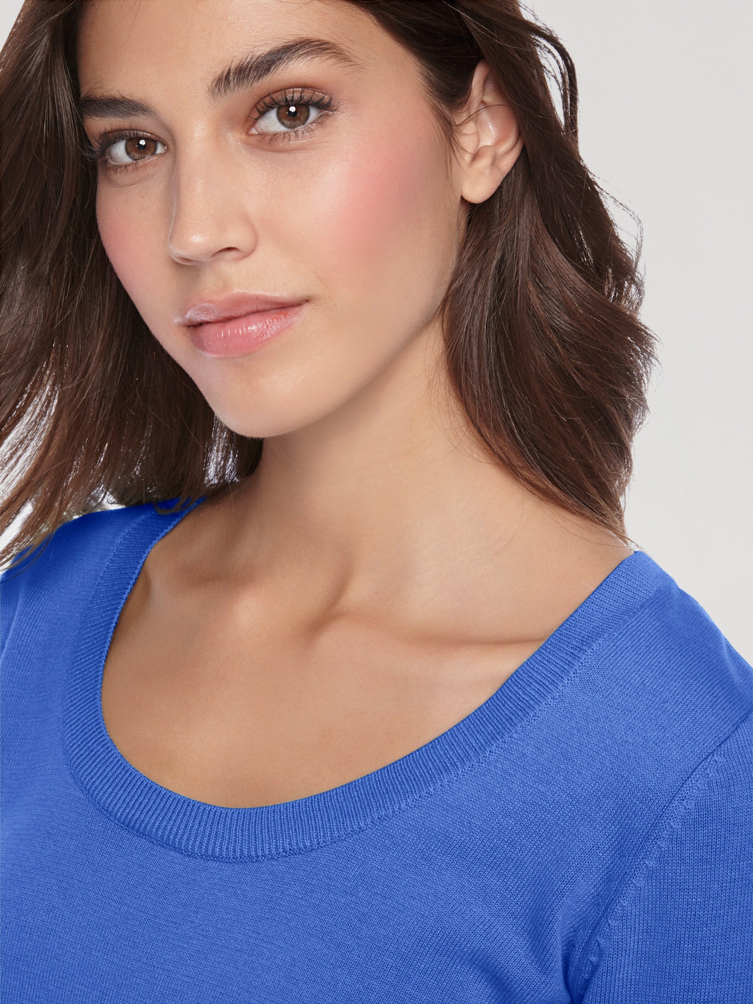 Rundhals-Pullover