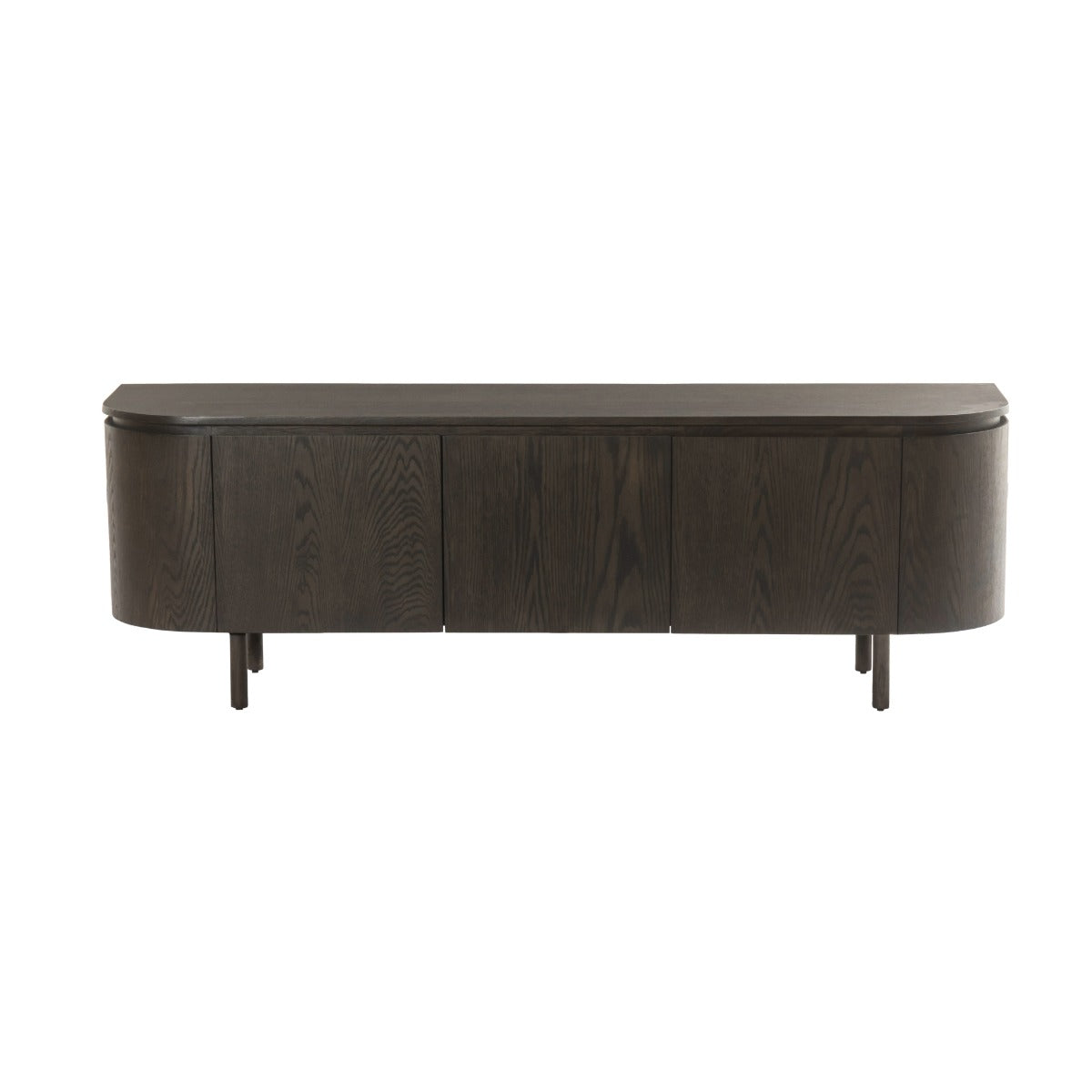 Livingfurn - Tv-meubel Bruin Eikenfineer - 170x43x56cm - Tobago