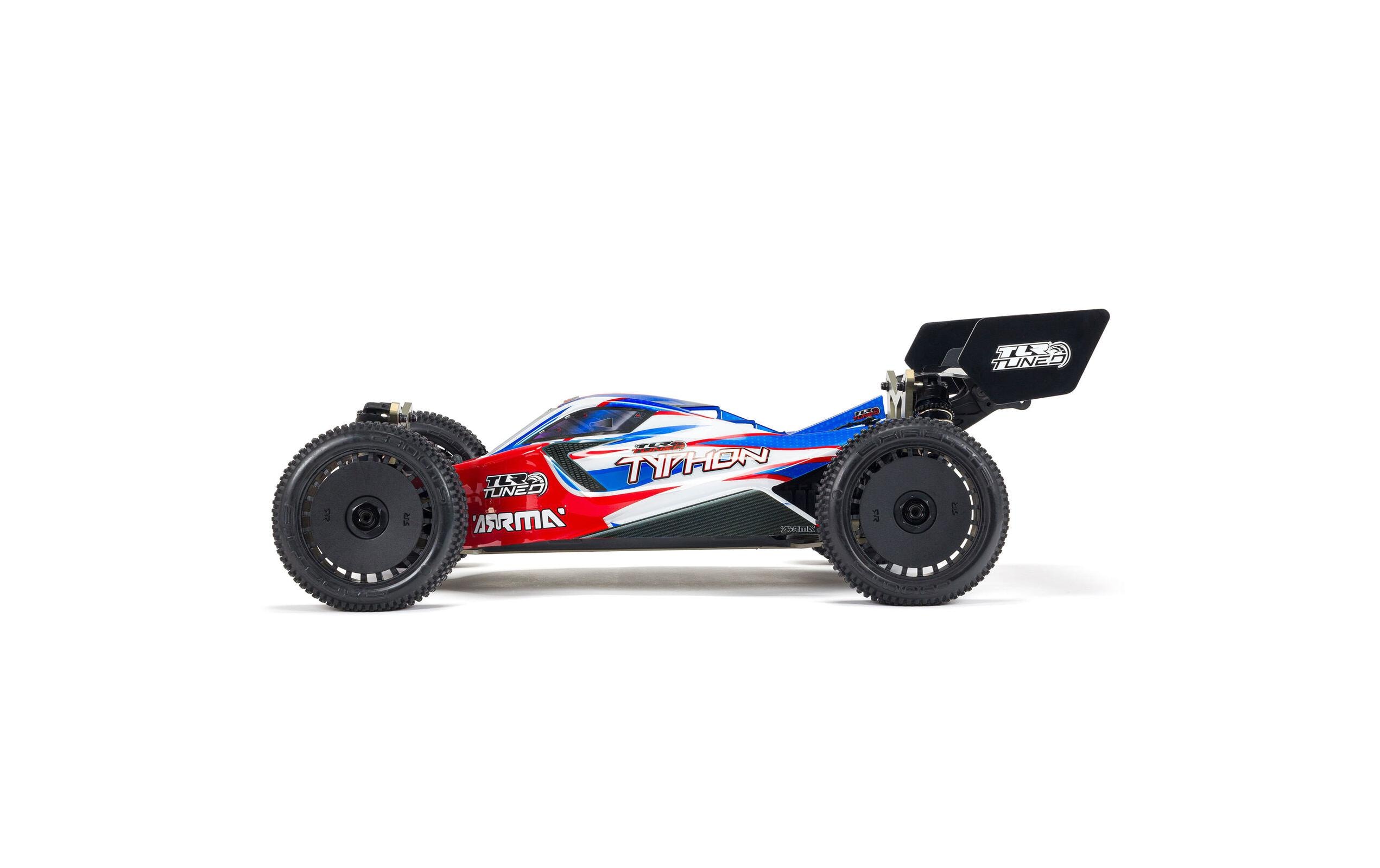 Buggy Typhon BLX 6S TLR Tuned 4WD ARTR, 1:8<br>Renntauglicher Basher Buggy mit Spektrum Brushless Antrieb