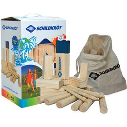 Jeu d'échecs suédois Kubb, en pin