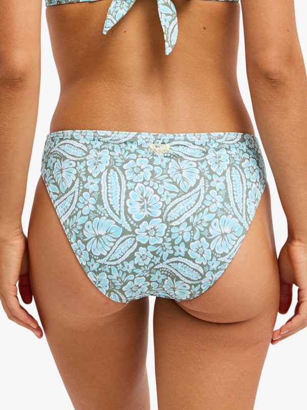 Wildside Paisley Hipster Bas de bikini hipster Vert Femme