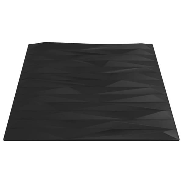 vidaXL Veggpaneler 24 stk svart 50x50 cm XPS 6 m² stjerne