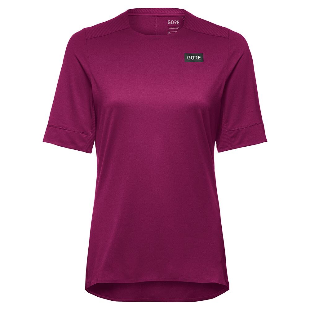 GORE Wear TrailKPR Tech MTB Fietsshirt Korte Mouwen Paars Dames