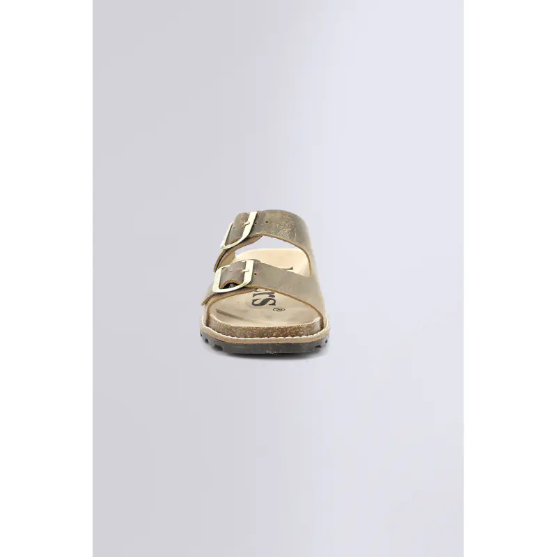 Kick elba Camel MULES Cuir Femme