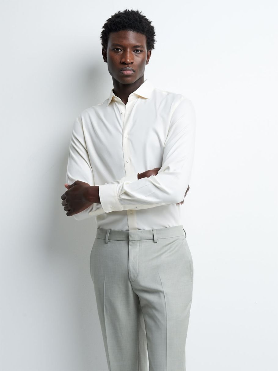 Chemise slim unie