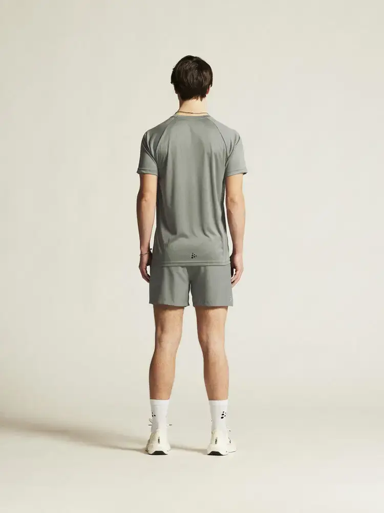 Craft CORE Essence 2 Hardloopbroek Kort Grijs/Groen Dames