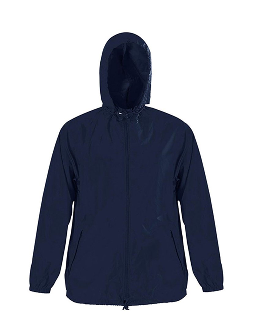 Navy Blue Waterproof Parka