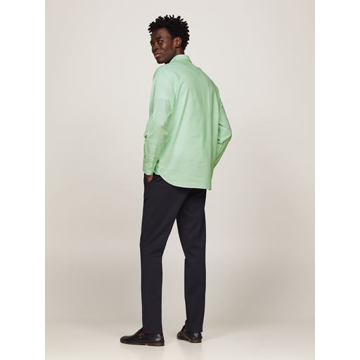 Tommy Hilfiger 1985 Flex Oxford Rf Skjorte, Seagrass Mint, XL