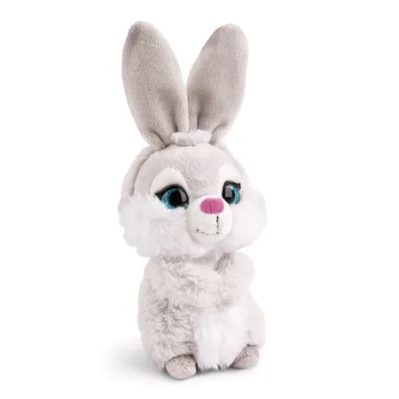 NICI Kuscheltier Hase Fynn Fluffy sitzend GREEN, 16 cm