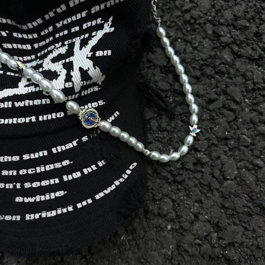 Lilafey - Ketting met imitatieparels