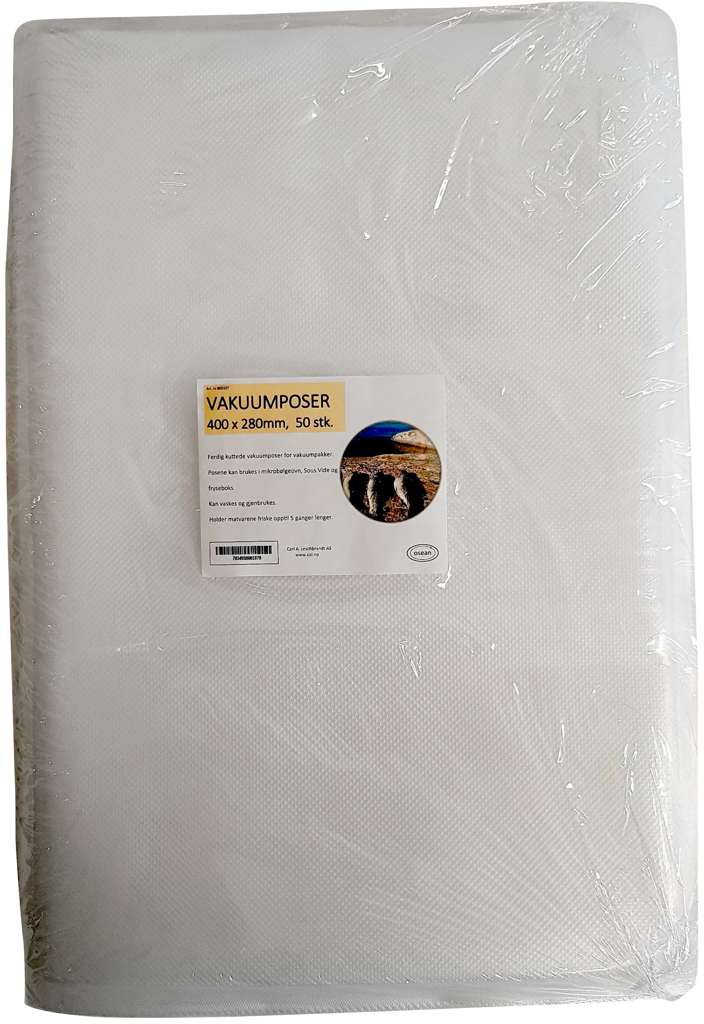 Osean Vakuumpose 300x200mm 50stk 1,8mm