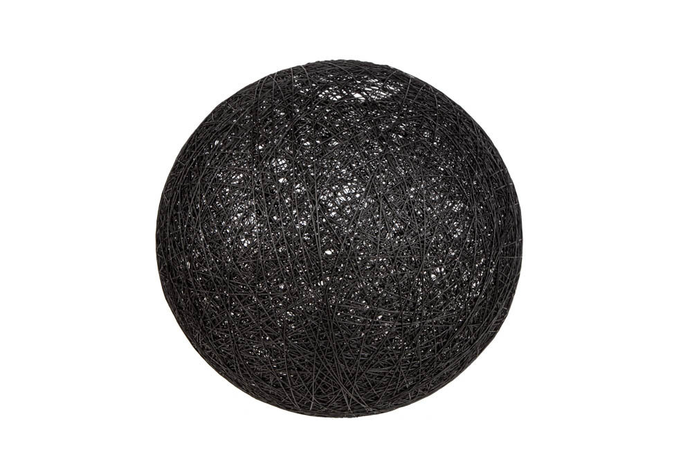 Filigrane Hängelampe COCOONING XL 60cm schwarz Kugelleuchte