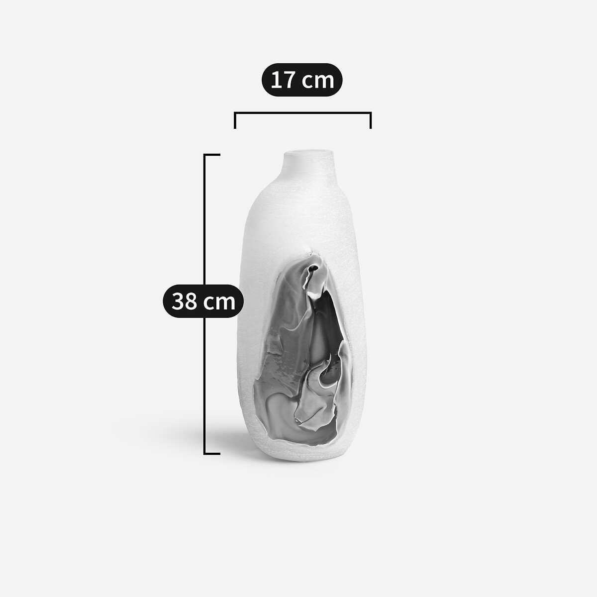 AM.PM<br>Vaso de vidro soprado H38 cm, Laga