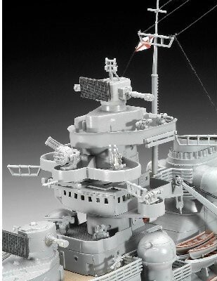 Revell - Bismarck Model Skib Byggesæt - 1:350 - Level 5 - 05040