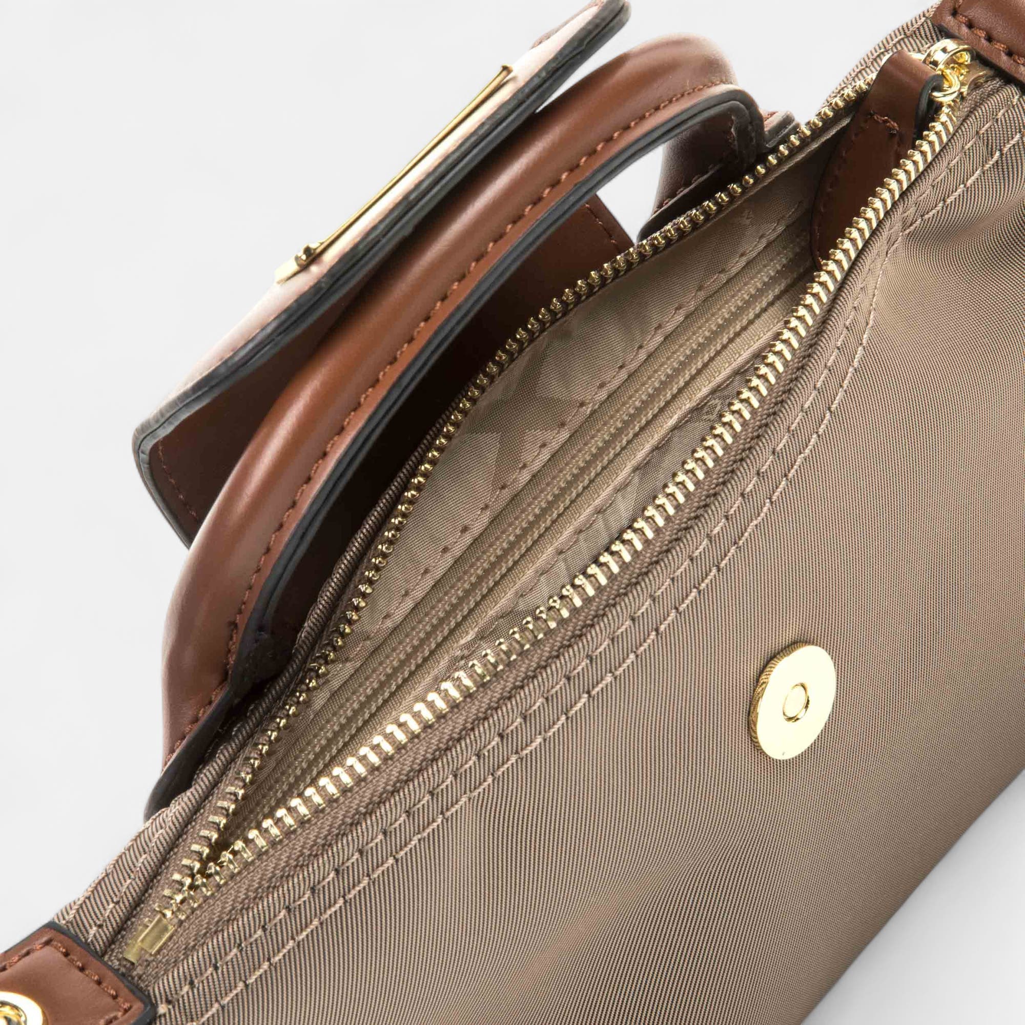 Sac bandoulière camel