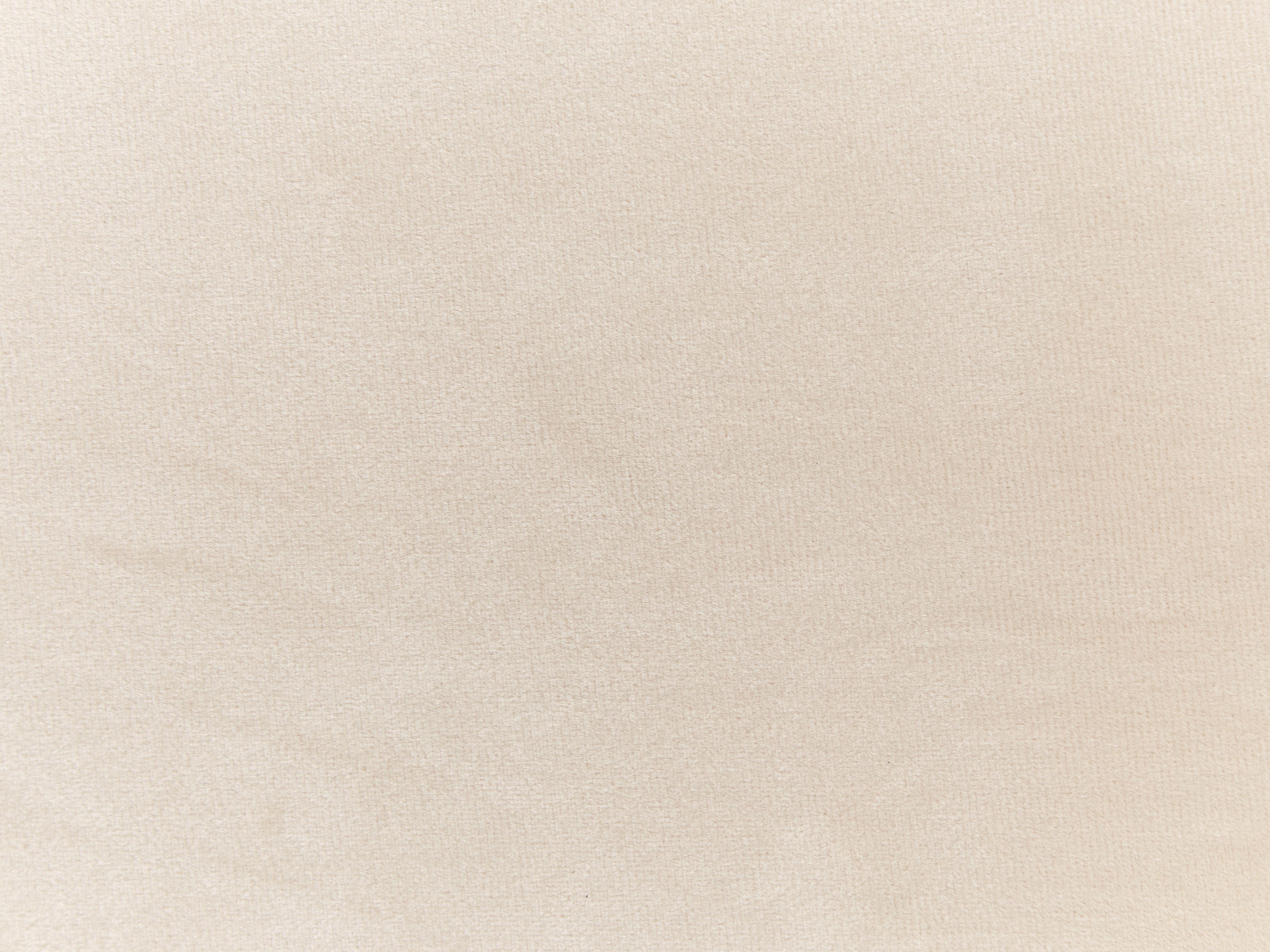 Bed Fluweel METZ 90 x 200 cm Beige