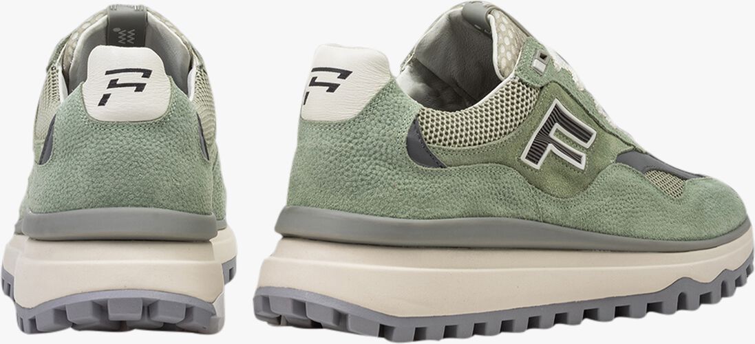 groene floris van bommel lage sneakers sfm-10238 de gripper