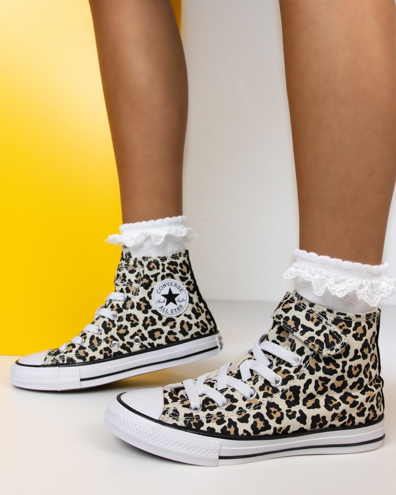 Converse Chuck Taylor All Star Easy On Leopard Hoge sneakers  - beige