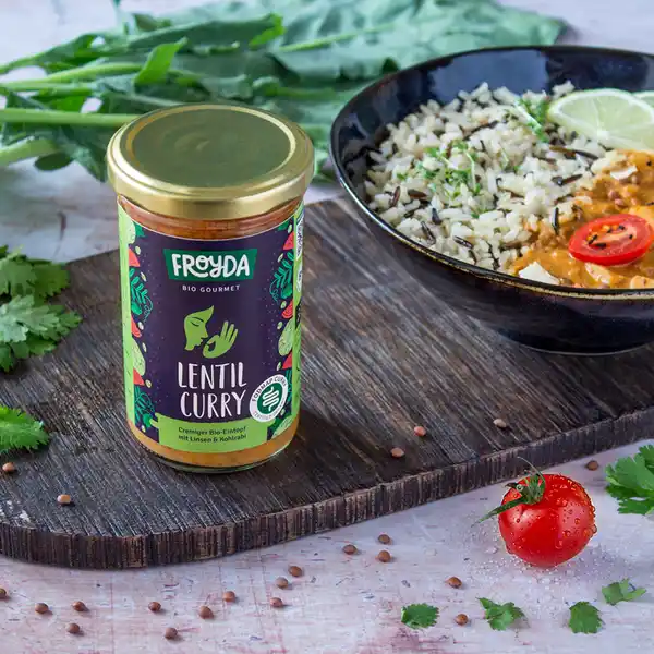 Bio Lentil Curry Eintopf