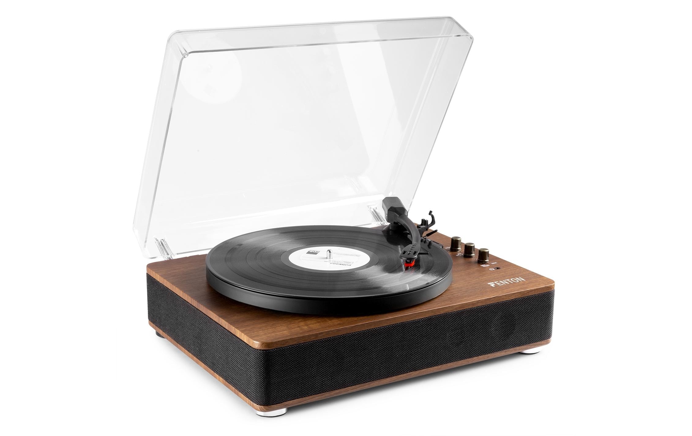 Plattenspieler mit Bluetooth RP162 Braun<br>Retro Plattenspieler mit Bluetooth