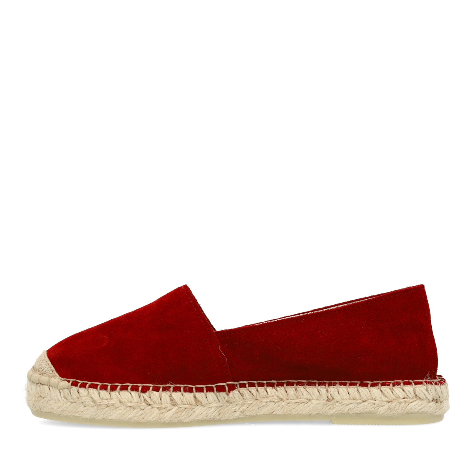 Bordeaux rode suède espadrilles