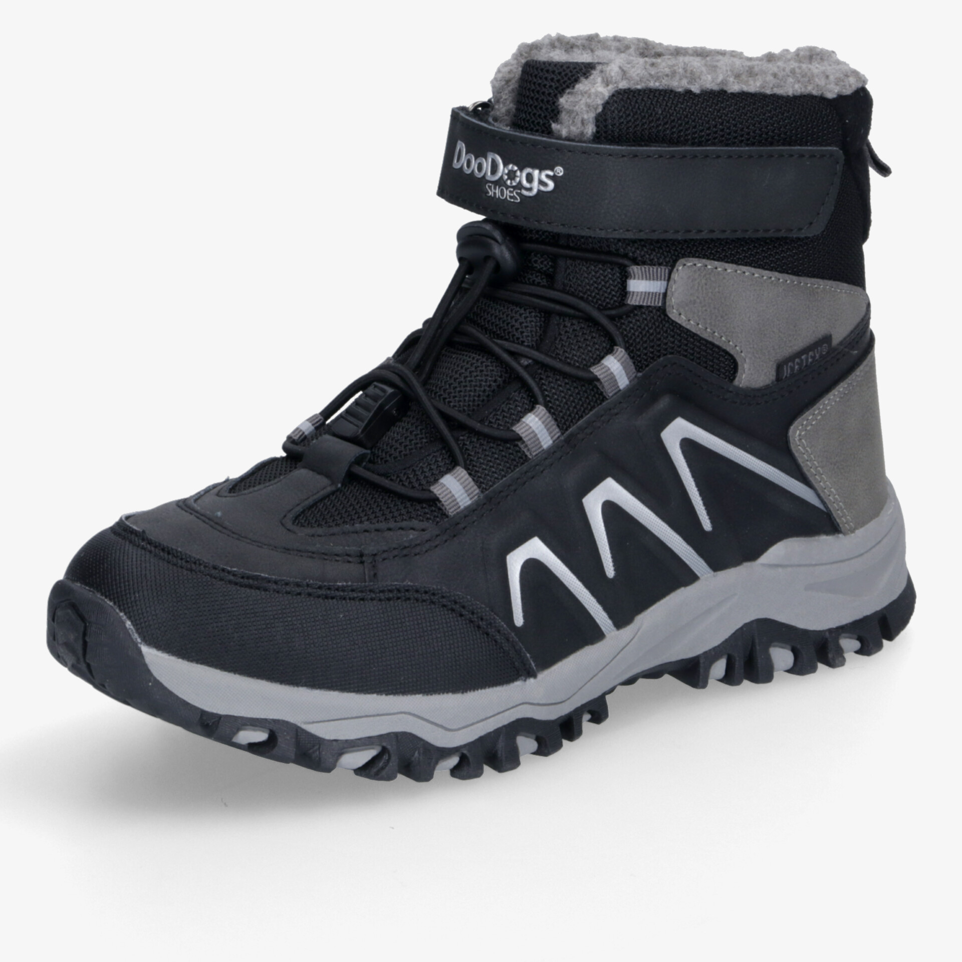 DooDogs Kinder Trekkingschuhe schwarz