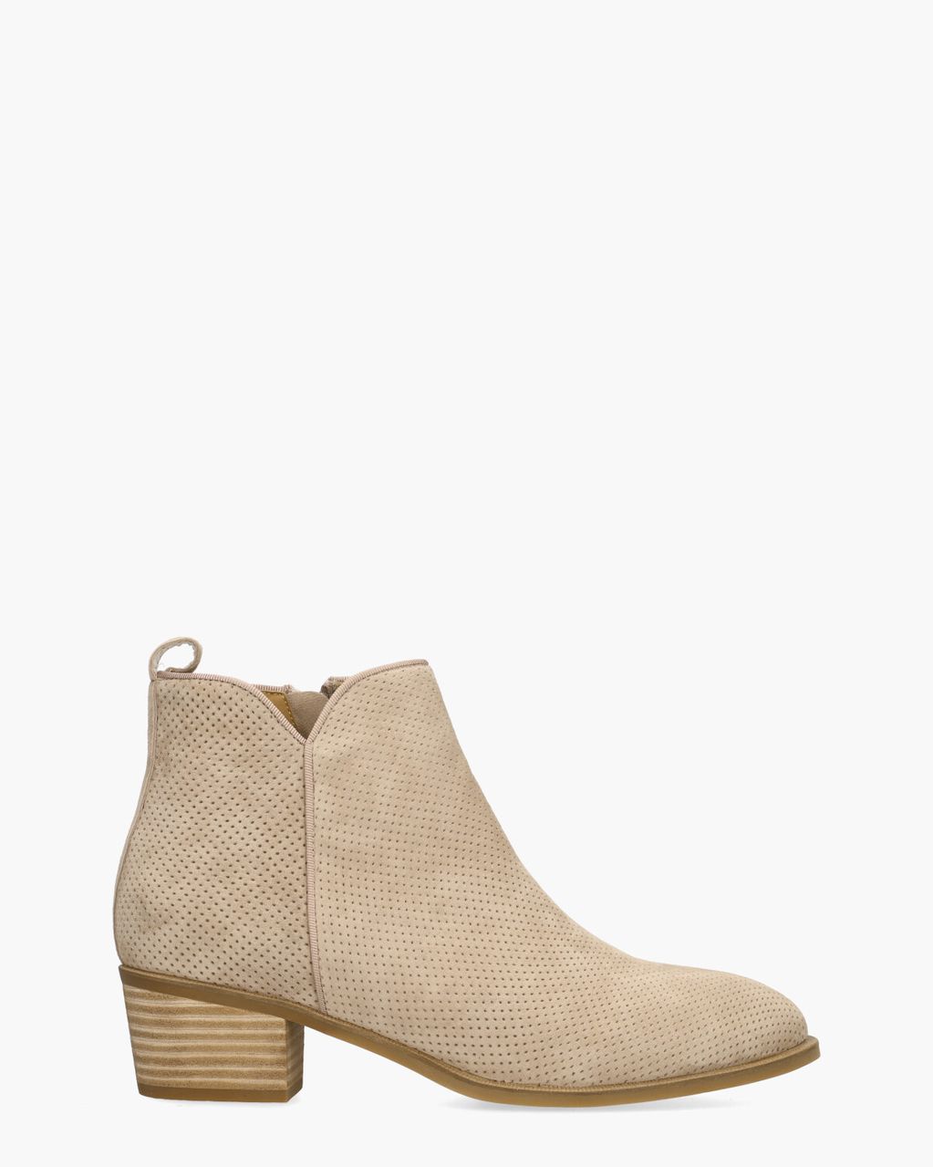 Di Lauro Wienie Beige Dames Enkelboots